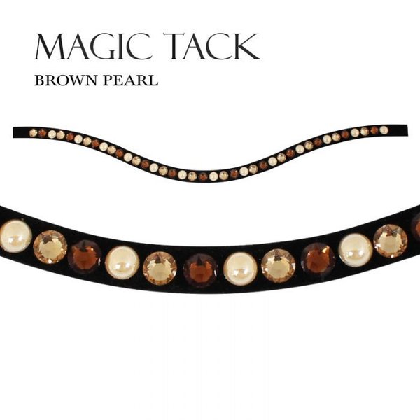 Stübben Inlay Magic Tack lang geschwungen Farbe Brown Pearl
