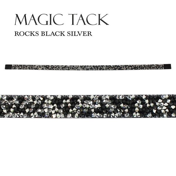 Stübben Inlay Magic Tack lang gerade Farbe Rocks Black Silver