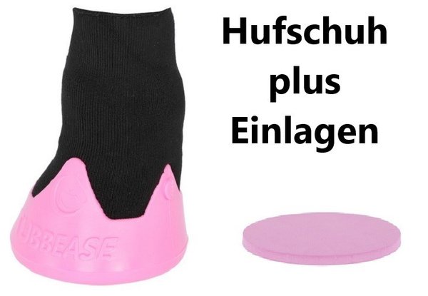 Kerbl Hufschuh Tubbease & Einlage SPAR-SET Größe S Pink