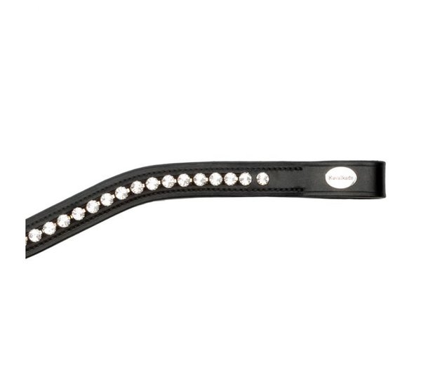 Kavalkade Stirnband Classic-Kandare schwarz Größe Warmblut/Full