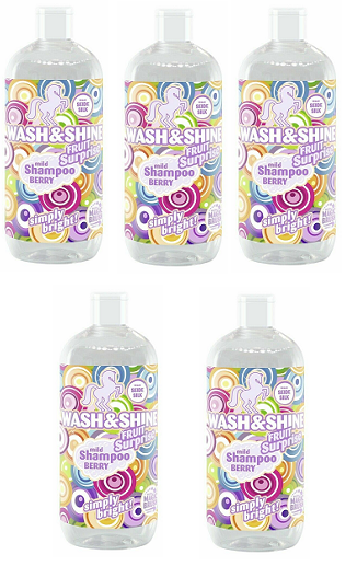 5 * MagicBrush Shampoo Wash & Shine 500ml Fruit Surprise / B-Ware/Auslaufartikel!